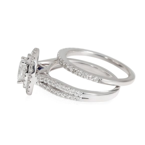 Vera Wang Love Diamond Wedding Set in 14k White Gold I SI2 1.25 CTW - Picture 2 of 4